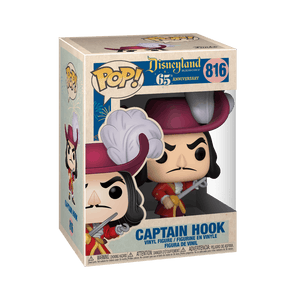 disneyland 65th captain hook funko pop!