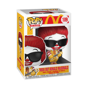 rock ronald mcdonald funko pop!