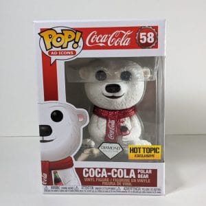 coca-cola polar bear diamond funko pop!