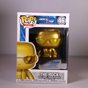 the rock gold funko pop!