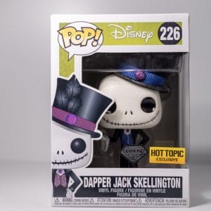 dapper jack skellington diamond funko pop!