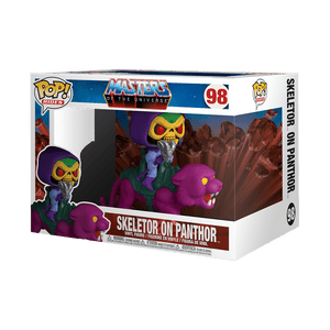 masters of the universe skeletor on panther funko pop!