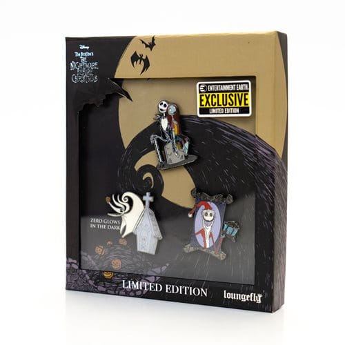 Nightmare Before Christmas 3-piece Pin Set - The Pop Central