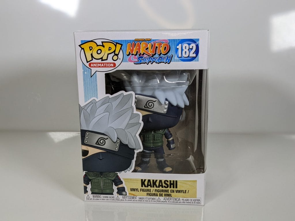 Kakashi Figure #182 w/ Protector Case Naruto Shippuden Funko Pop Animation 