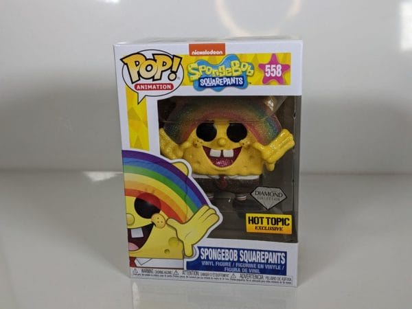 spongebob squarepants diamond funko pop!