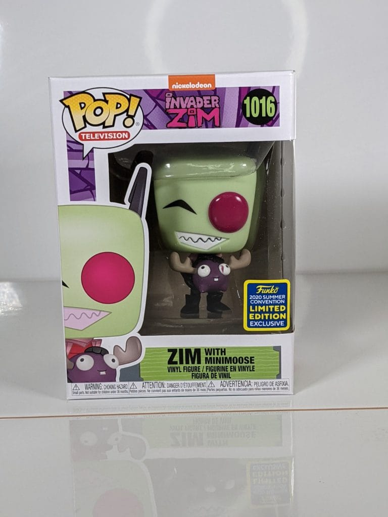 zim with minimoose funko