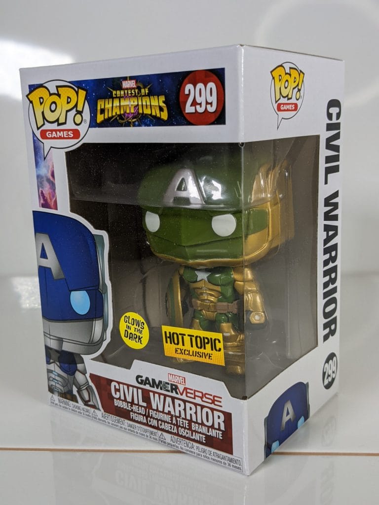 Pop Games Marvel Contest of Champions 299 Civil Warrior Funko Figure 67090 for sale online 