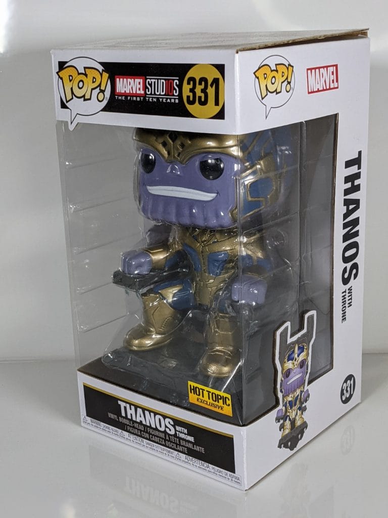 Thanos on throne hot sale funko