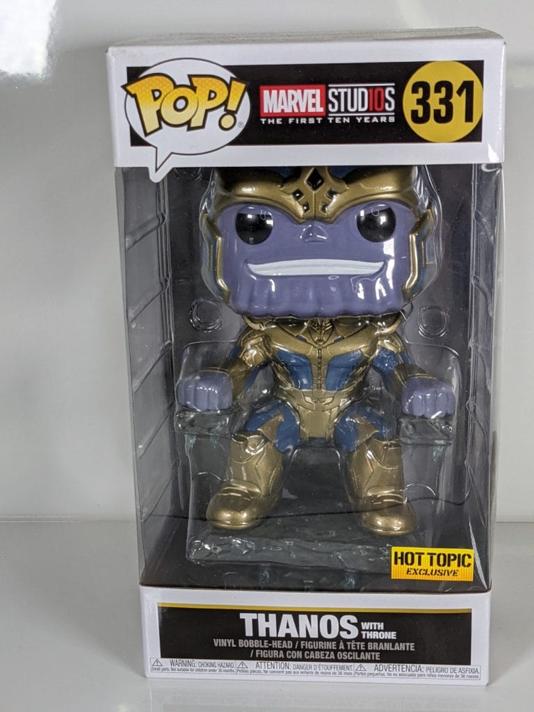 Marvel Studios First 10 Years THANOS #331 Hot Topic 6" THRONE SEAT Funko POP 
