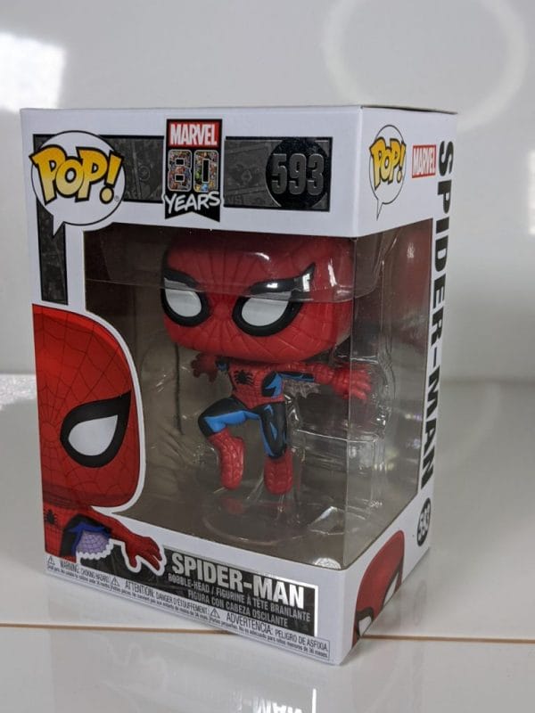 marvel 80 years spider-man funko pop!