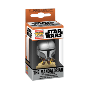 the mandalorian with blasters pocket pop!