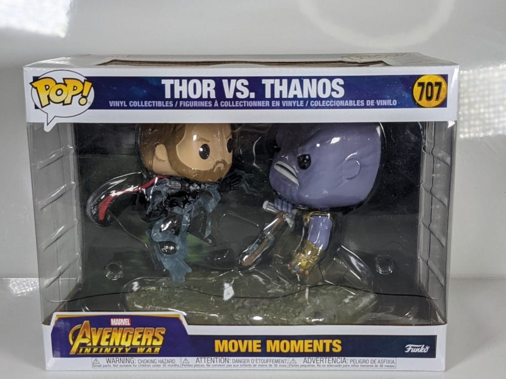 thor v thanos pop