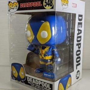 deadpool 10 inch blue yellow funko pop!