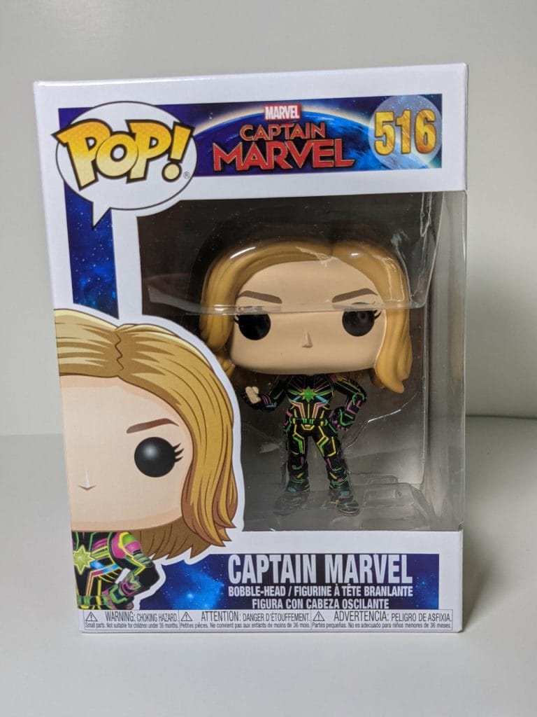 Captain Marvel Neon Funko Pop! #516