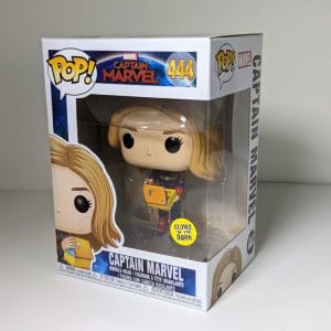 captain marvel gitd funko pop!