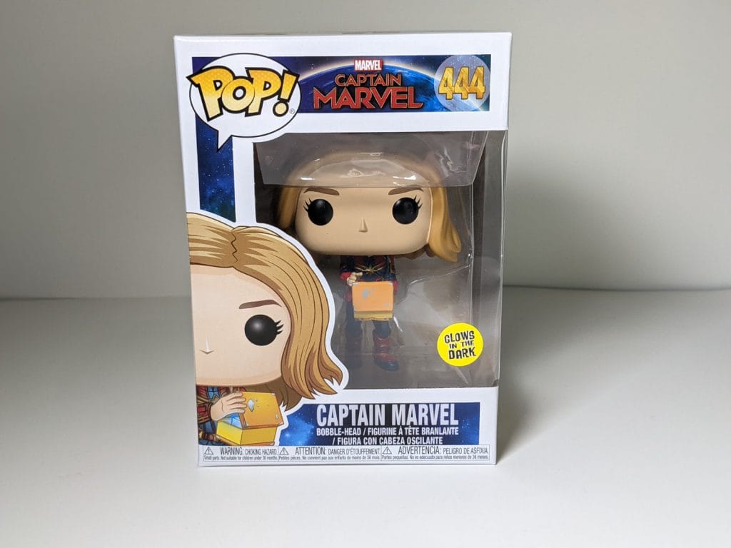 Marvel Captain Marvel #444  Captain Marvel with Lunch Box Vinyl-Figur Funko Pop 
