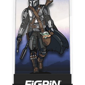 the mandalorian figpin with the