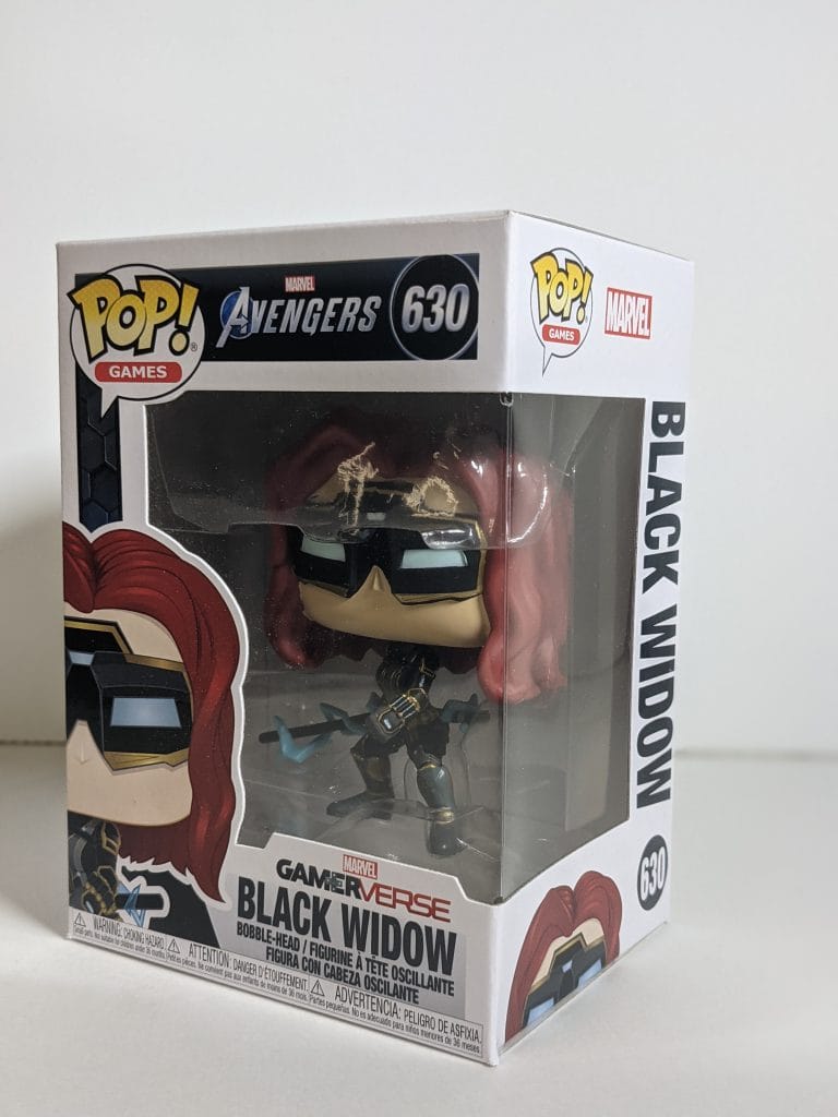 Black Widow buying Funko Pop Bundle