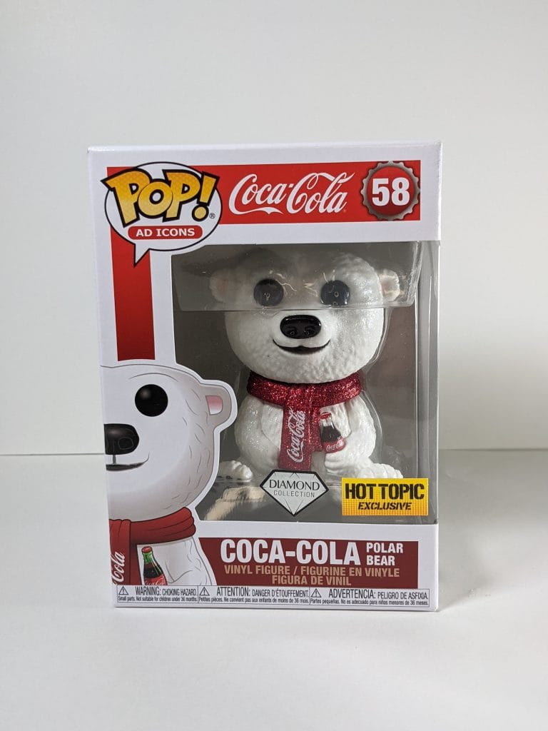Jonglere Colonial Oxide Coca-Cola Polar Bear Diamond Funko Pop! #58 - The Pop Central