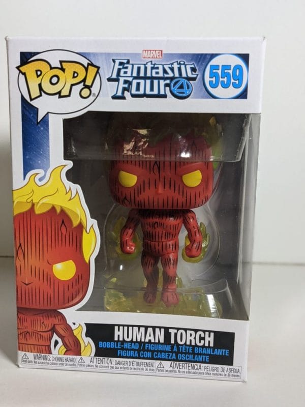 human torch funko pop!