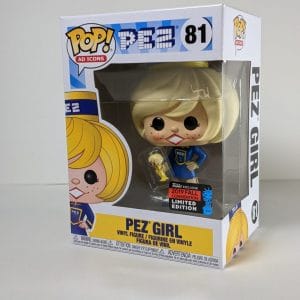 blonde pez girl funko pop!