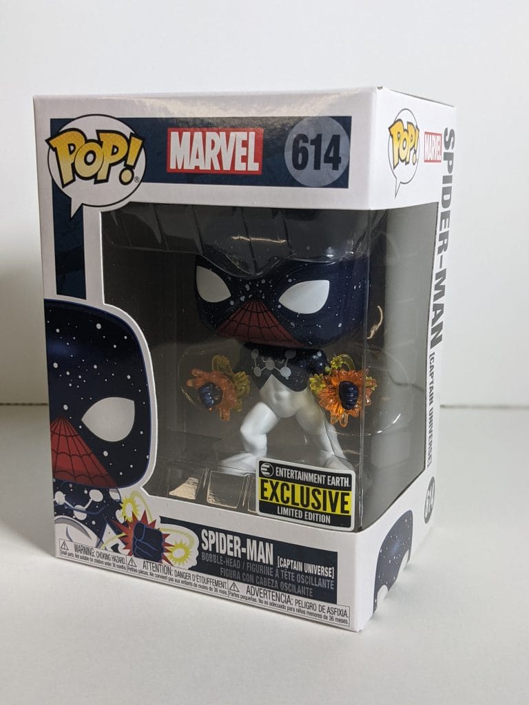 Funko Pop! Marvel: Spider-Man Captain Universe Entertainment Earth