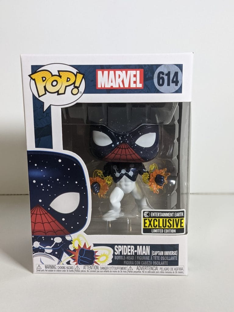 #614 Exclusive Funko POP Captain Universe Vinyl Figure Marvel : Spider-Man 