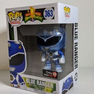 metallic blue ranger funko pop!