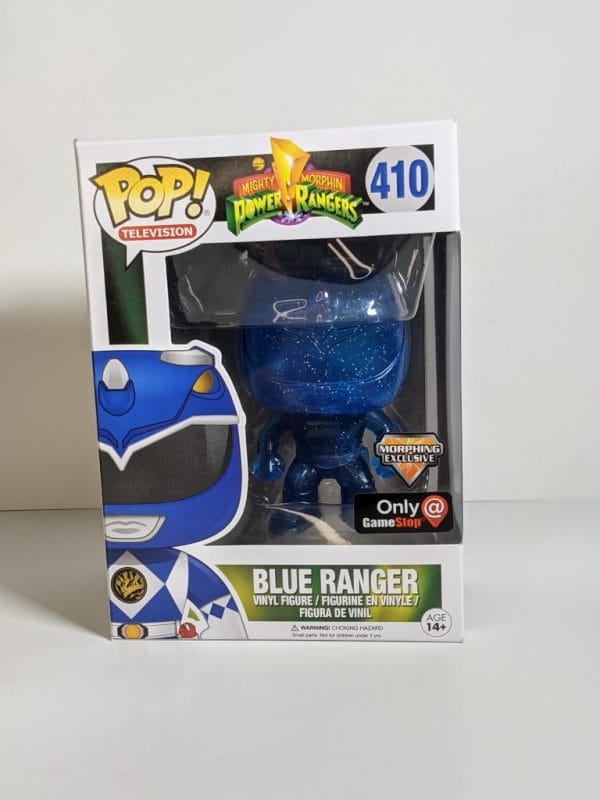 blue ranger morphing funko pop!