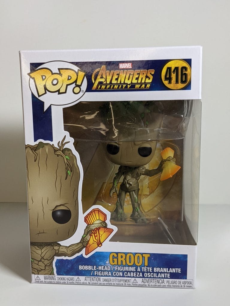 Funko pop store groot infinity war