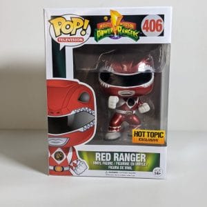 red ranger metallic funko pop!