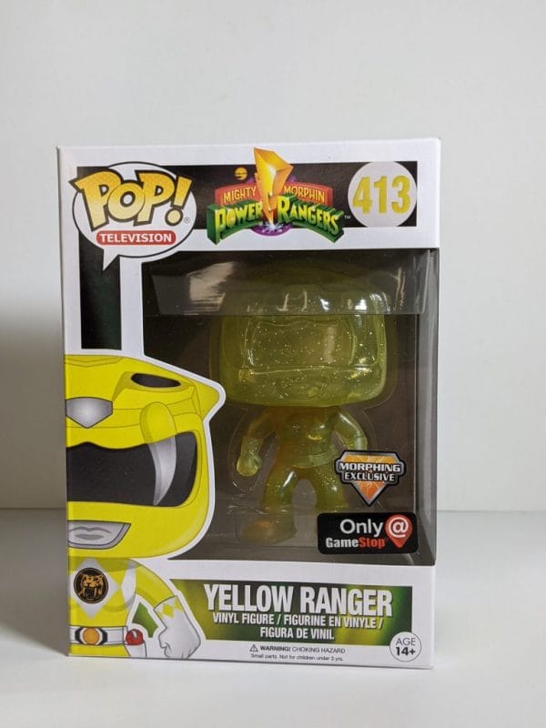 yellow ranger morphing funko pop!