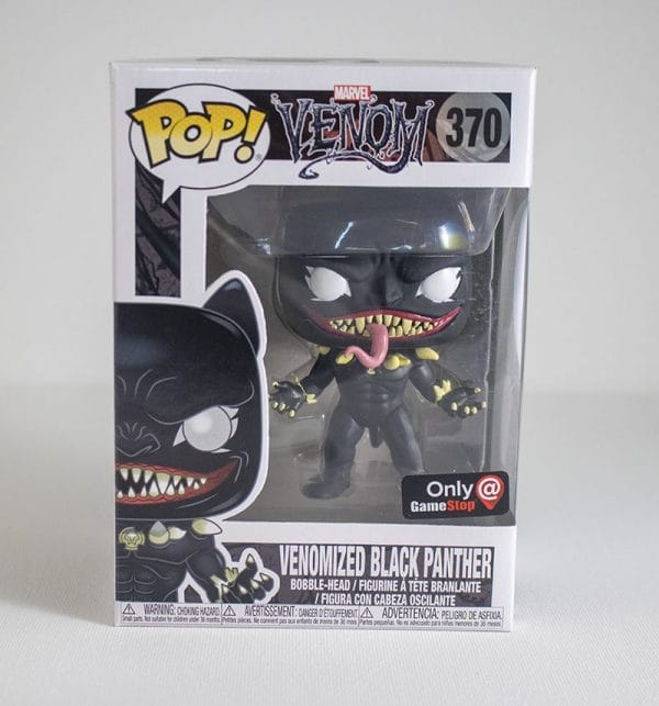 venomized black panther funko pop!