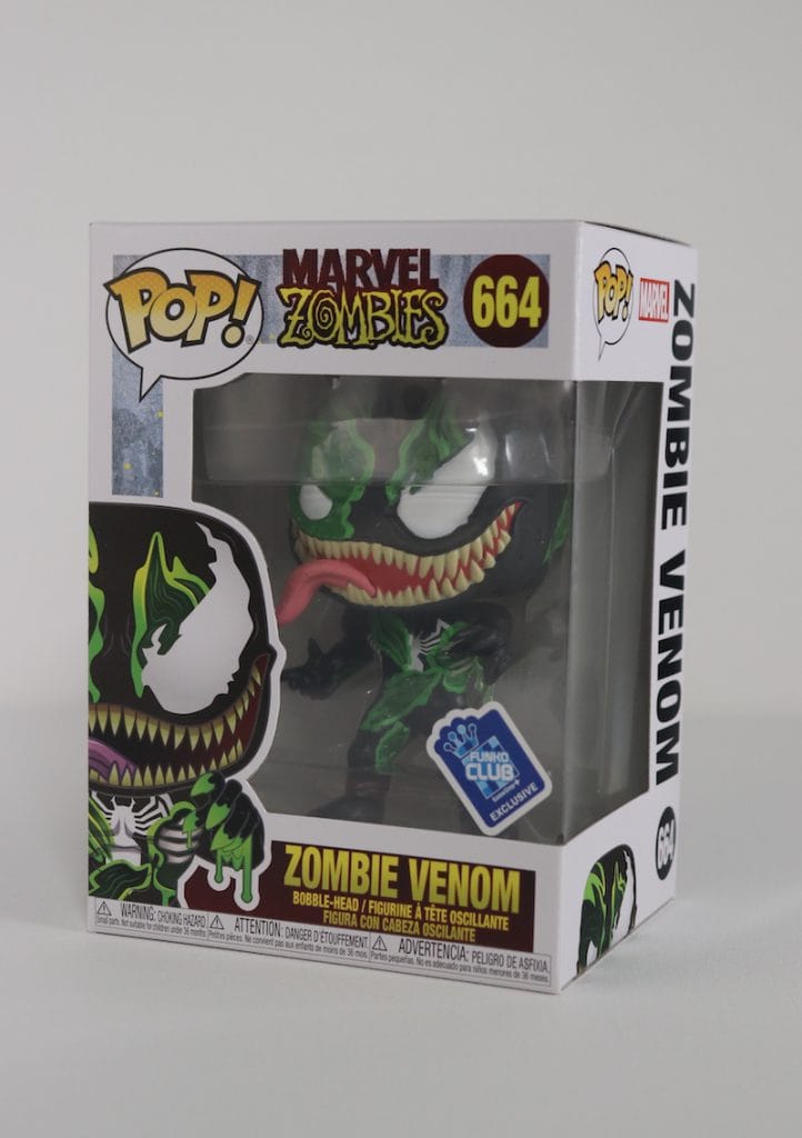 Mint Funko Pop Marvel Zombies Zombie Venom #664 FunkoClub/Gamestop In Hand 