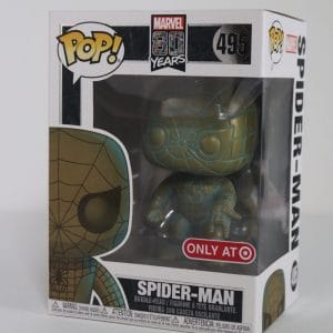 patina spider-man funko pop!