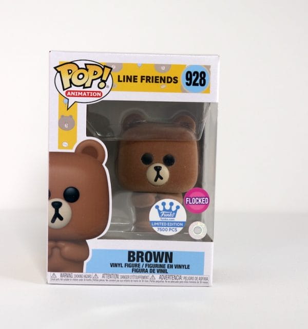 brown flocked funko pop!