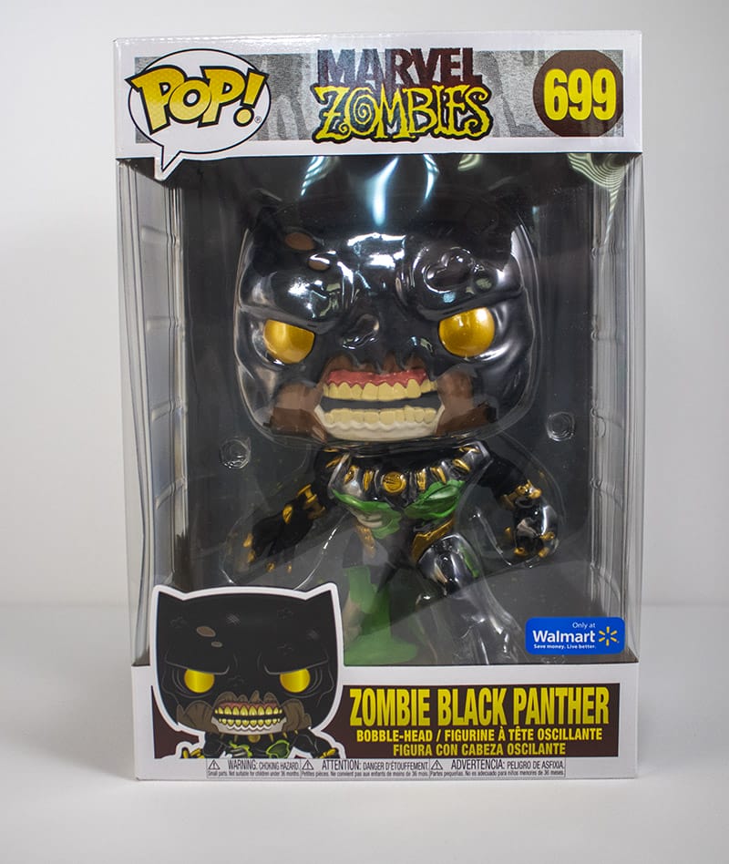 zombie black panther 10 inch