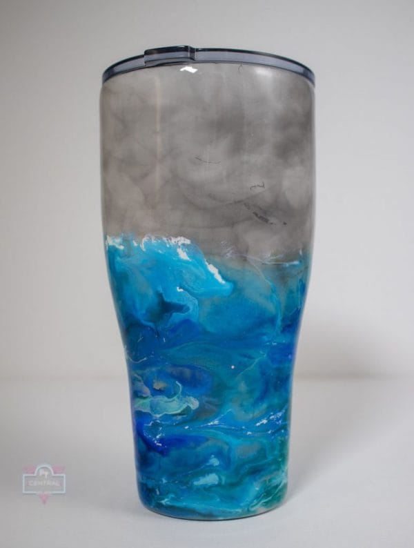 Perfect storm 30 oz tumbler hand painted