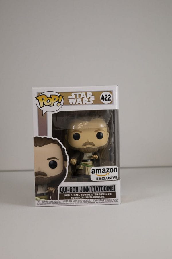 Qui-Gon Jinn Tatooine Funko Pop! #422 - The Pop Central