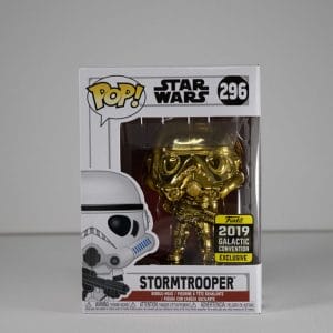 stormtrooper gold chrome funko pop!