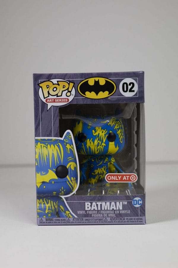 batman blue & yellow funko pop!