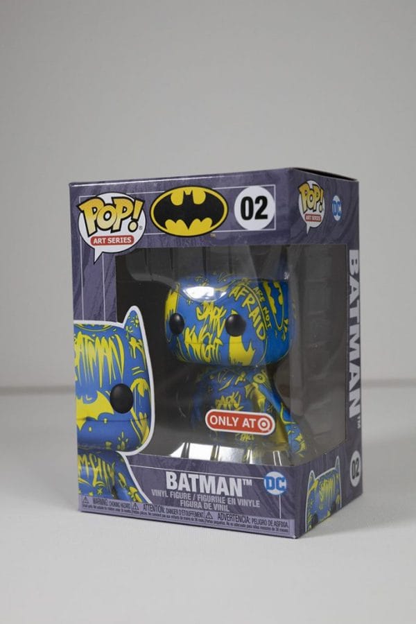 blue & yellow batman funko pop!