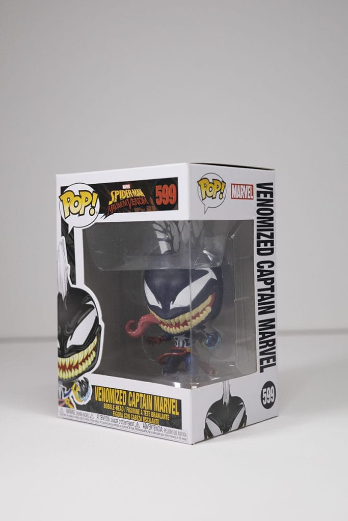 Spider-Man Maximum Venom Venomized Captain Marvel #599 Action Figure Funko Pop