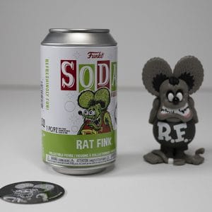greyscale rat fink funko soda