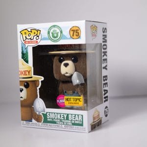 flocked smokey bear funko pop!