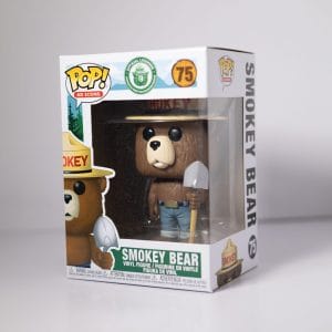 smokey bear with shovel funko pop!