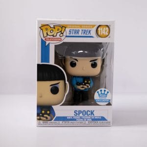 spock with cat funko pop!