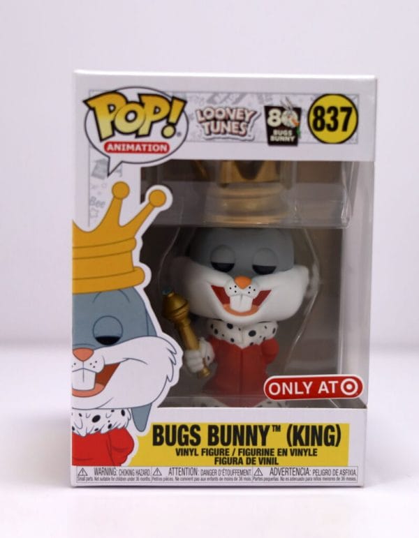 bugs bunny king funko pop!