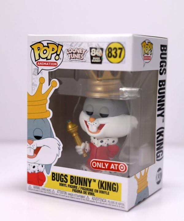 king bugs bunny funko pop!