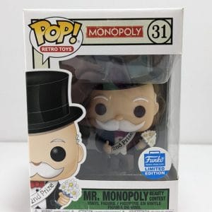 mr. monopoly beauty contest funko pop!